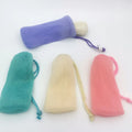 Linna 10*14CM Skin Friendly Quick Dry Soft Layer Mesh Drawstring Bar Shower Holder Bubble Foam Exfoliating Soap Saver Gift Pouch