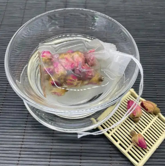 Biodegradable Food Grade Custom Disposable Corn Fiber Empty Tea Bag With String