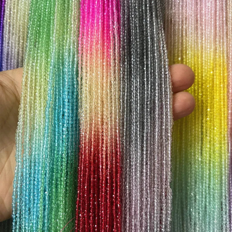 Factory Direct Selling High Quality Colorful Hydro Crystal Beads 2mm Glass Loose Beads