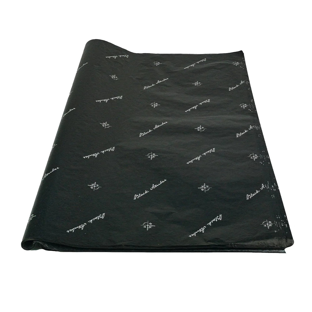 Foil Black Logo Custom Printed Food Wrapping Paper Cow Design Greaseproof Transparent Food Wrapping Paper
