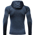 Dry Fit Breathable Quick Dry Unisex Autumn Gym Fitness Clothing Full Sleeve Print Sport Wear Running Hooded Spandex/Polyester