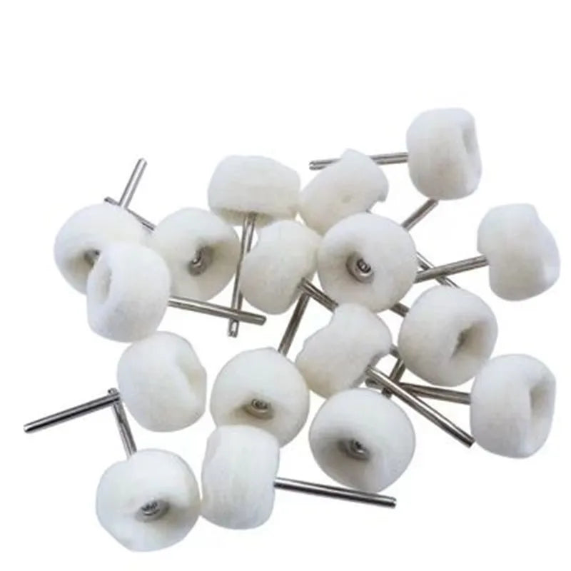 Mini Drill Rotary Tool Accessories 3mm Shank Customized OEM Abrasive Disc Felt for Grinding Sanding Buffing Metal Polish Brush