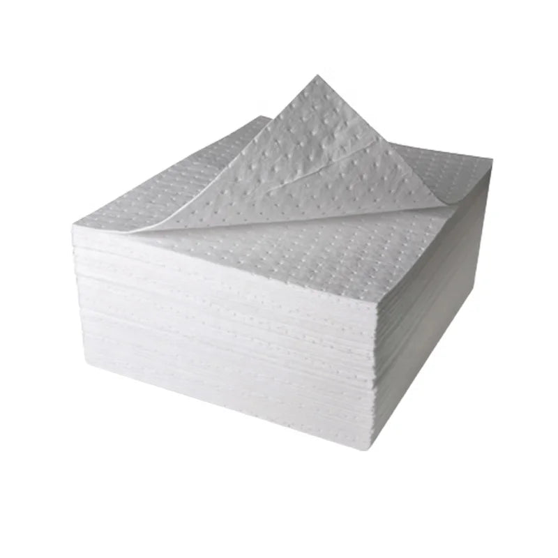 Heavy Weight White Oil Only Absorbent Pad Oil Spill Response Oil Spill Leakage Cleanup