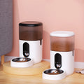 4L Automatic Cat Feeder Dispenser Smart Wifi Video App Remote Control Microchip Smart Timing Camera Pet Dog Cat Automatic Feeder