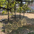 Hot Sale Durable Carbon Steel Black Bird Feeder Eco-Friendly Automatic Outdoor Hanging Garden Yard Bird Feeders