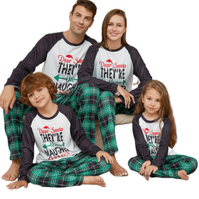 2025 Plus Size Women's Home Sleepwear Soft Christmas Pajamas Cage Dog Decoracion Simple Style Cartoon PJ Sets for Family 2025
