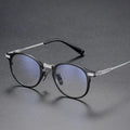 Retro Style Super Hot Eyewear Titanium Steel Glasses Optical Eye Wear Eyeglasses Round Frames Spectacle Wholesale