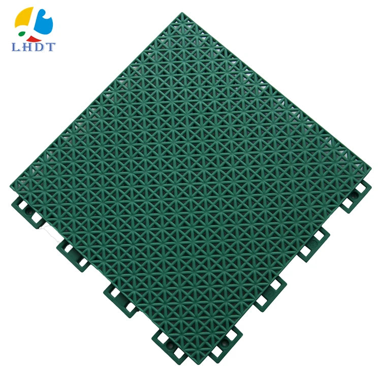 100% New Interlockable Square PP (Polypropylene) Sports Flooring Tiles Suspended Basketball Floor