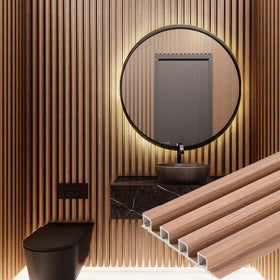 Eco-Friendly Durable Modern Design Waterproof WPC Wall Panel Partition Modern Style WPC Wall Panel