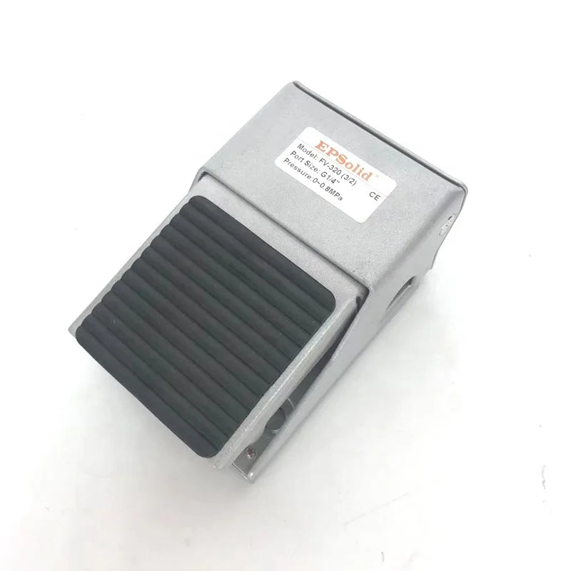 FV-320 Manual 3/2 Way Pedal Valve Switch 12mm Threaded Air Pneumatic with OEM Customization Support