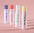 Custom Fruit Lip Balm Organic Natural Vegan Whitening Moisturizing Lip Balm Stick New Care Organic Lip Balm