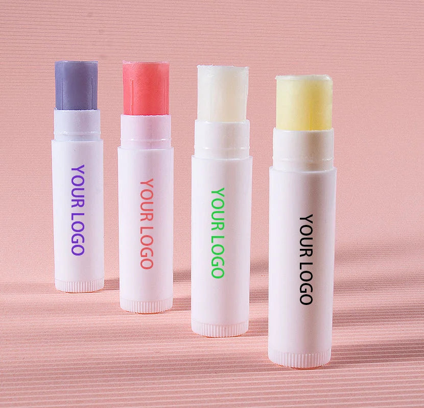 Custom Fruit Lip Balm Organic Natural Vegan Whitening Moisturizing Lip Balm Stick New Care Organic Lip Balm