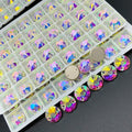 Wholesale Crystal Strass Sew on Rhinestones Flat Back Sew on Clothing Flatback Glass Sewing Crystals With Holes for Dresses