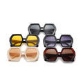 Fashion Women Classic Retro Driving Glasses Oversized Polygon Sunglasses Women Multiple Colors UV400 PC Ladies Sunglasses
