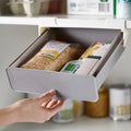 New Design Plastic Under Desk Drawer Organizer Storage Box Kitchen Sundries Cabinet Storage Box
