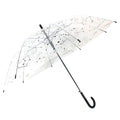 OVIDA Customized POE Straight Umbrella Transparent Clear Design for Modern Travel Wholesale Promotional Occasions