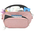 Large pink Waist Fanny Pack Diaper Bag for Mom