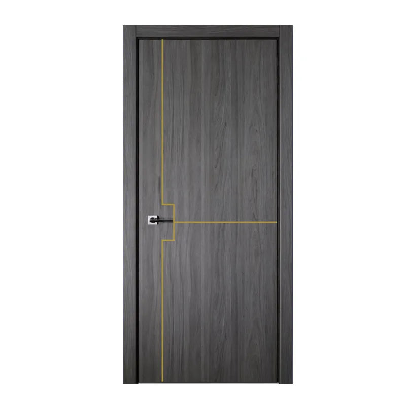 Modern Simple Design Manual Finished Paint-Free Interior Composite Door Sound Insulation Waterproof Bedroom Apartment Hotel WX 5