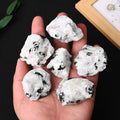 Bulk  Wholesale  Crystal Healing Stone Rock Stone 3-5 cm Flashy Moonstone Raw Stone for Decoration