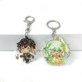 Custom Cartoon Characters Cute HD Anime Acrylic Keychain Hologram