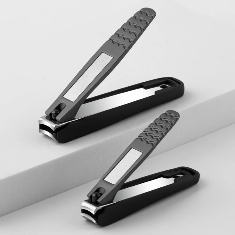 Anti-splash Stainless Steel Nail Clippers for Finger Toe Nails Single Nail Clippers Portable Nail Care Tools for Home Large