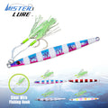 MISTER JIGGING 60g 80g Fast Sinking Jig Fishing Luminous Fishing Lures Saltwater Metal Jig Lure