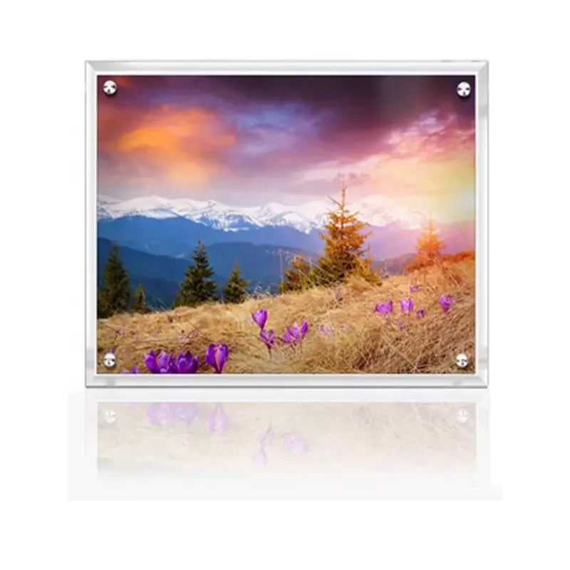 RubySub BL-09 Factory Directly Custom 280*230*10MM Rectangular Sublimation Glass Photo Frame