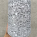 200 Colour Spot Stock Welcome Buy 1kg 3mm+6mm Sequin Cotton/Acrylic Yarn Eco-Friendly Recyclable 32s/2 DIY Hand Woven Rag Doll