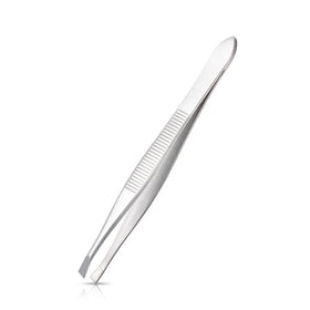 2pcs Portable Stainless Steel Eyebrow Tweezers Slanted Tip Facial Hair Remover Puller Makeup Beauty Tools Shaping Eyebrows