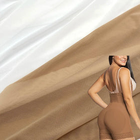 Fabrics Wholesale Quick Dry Knitted Net Polyamide Stretch Mesh Nylon Spandex Shapewear Fabric