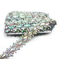 Wholesale Crystal AB Iron on Rhinestone Trimming for Carnival Costume Decoration