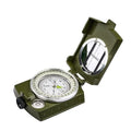 Wilderness Navigation Compass with Luminous Pocket Guide Copper Case and Zinc Dial Display for Hiking Camping Climbing MegaBDM