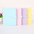 Custom Color A5/A6 Spiral Notebook Agenda Organizer Diary Week Planner 6 Ring Binder Stationery Hardcover PU Leather Loose-leaf