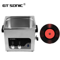 GTSONIC New T9 40KHz Stainless Steel Ultrasonic Cleaner 9L Tank Multi-Voltage Industrial Hot Water Bath for Parts Vinyl Records