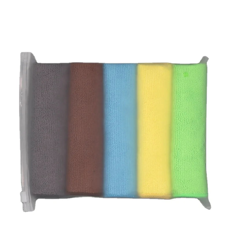 India China 300gsm Microfiber Micro Fiber Thick White Multi-purpose Household Cleaning Cloth for Car 40x40
