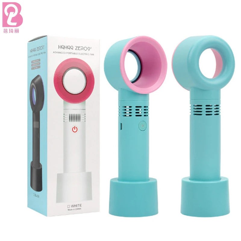 Beiqili Mini USB Rechargeable Handheld Fan Portable Personal Eyelash Volume Speed Adjustable Plastic Device Cute and Powerful