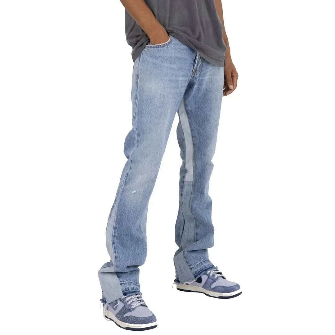 KY NEW Hot Sale Flared Hip Hop Men Fashion Jeans Pants 2022