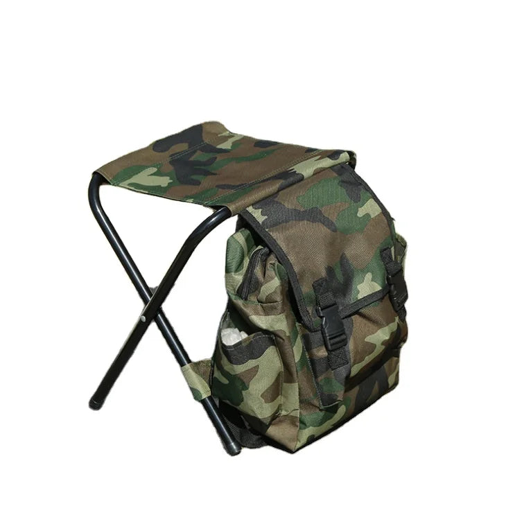 SPWE-3000  Foldable Fishing Chair Portable Backpack Chair for Outdoor Hiking Events Beach Fishing Camping