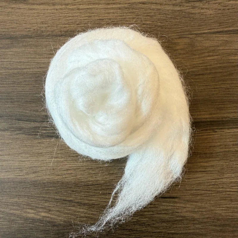 Nylon 6 3D 5D*88~102mm Spark Trilobal Semi Dull Raw White Virgin Yarn Spinning Textile Eco-Friendly Flame Retardant Fiber