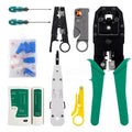 Industrial Grade Steel Metric Network Cable Tester Tool LAN UTP Screwdriver Wire Stripper RJ45 Connector Computer Crimping OEM