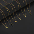 Wholesale Custom Gold Plated Choker Stainless Steel Initial Letter Name Necklace