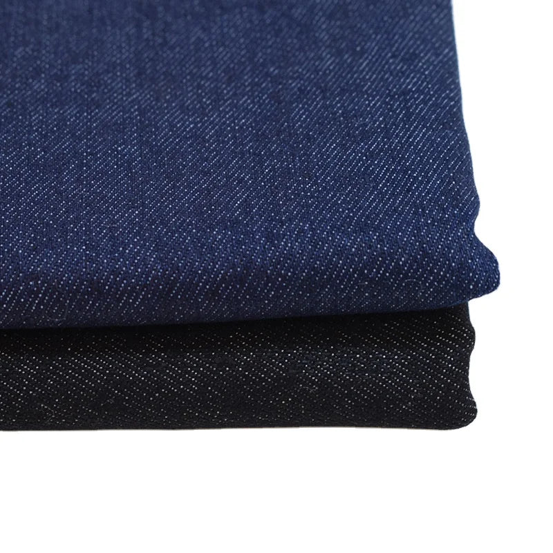 Twill Woven 9oz 65% Cotton 33% Polyester 2% Spandex Denim Fabric Stretch for Jeans