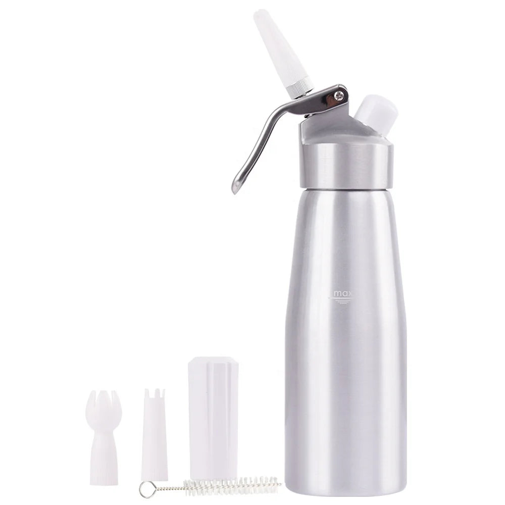 All Aluminum Cream Whipper 500ml Whip Cream Dispenser with Hard Gas Holder