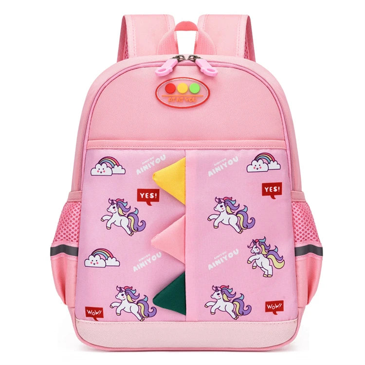 Quilted Kids Backpack Promotional Cheap Price Ergonomic for Girls and Boys