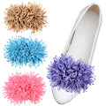 Detachable Ladies Heels Metal Shoe Clips Buckle Decorations Durable Waterproof Fashionable Flower Accessories 4 Colors
