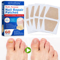 SEFUDUN Muti-Purpose Toe Nail Repair Patches Overnight Smooths Hydrates Foot Nail Repair Treatment Patch for Damaged Nails