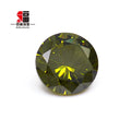 Baifu Factory Direct Olive Round Brilliant Cut CZ 1.0-3.0mm Loose Gemstones