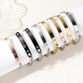 Valentine's Day Gift Non Tarnish Stainless Steel His Queen Her King Couple Bracelet Jewelry for Lovers