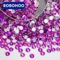 BOBOHOO High Quality Wholesale Flatback Rhinestones New Crystal Opal Series Non Hot Fix Rhinestone for Nail Art Hoodie Hair Clip MegaBDM