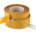 High Resistance Thin Acrylic Adhesive PET Double Sided Tape Transparent with Yellow Release Paper Backing Heat-resistant Die Cut